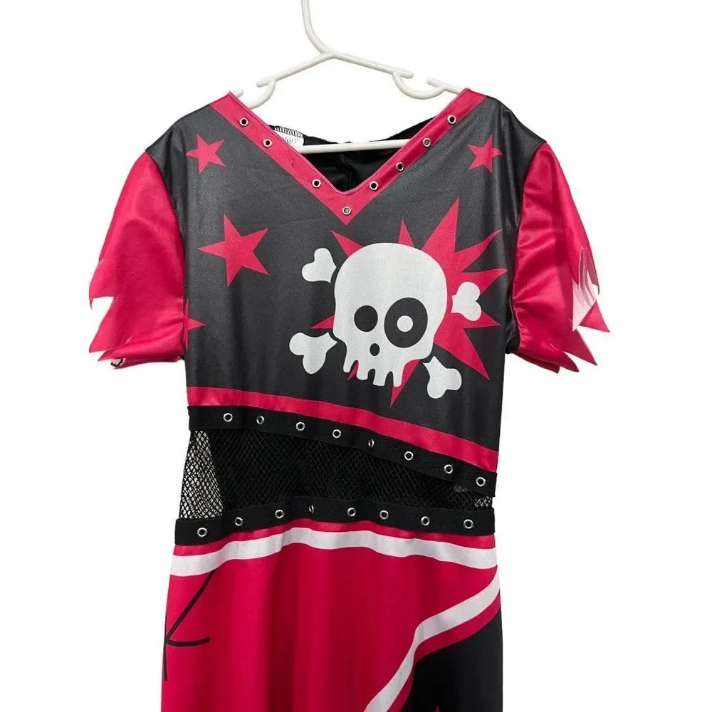 Spirit‎ Halloween Scare Squad Cheerleader Costume Sz L Dress-up Red Black